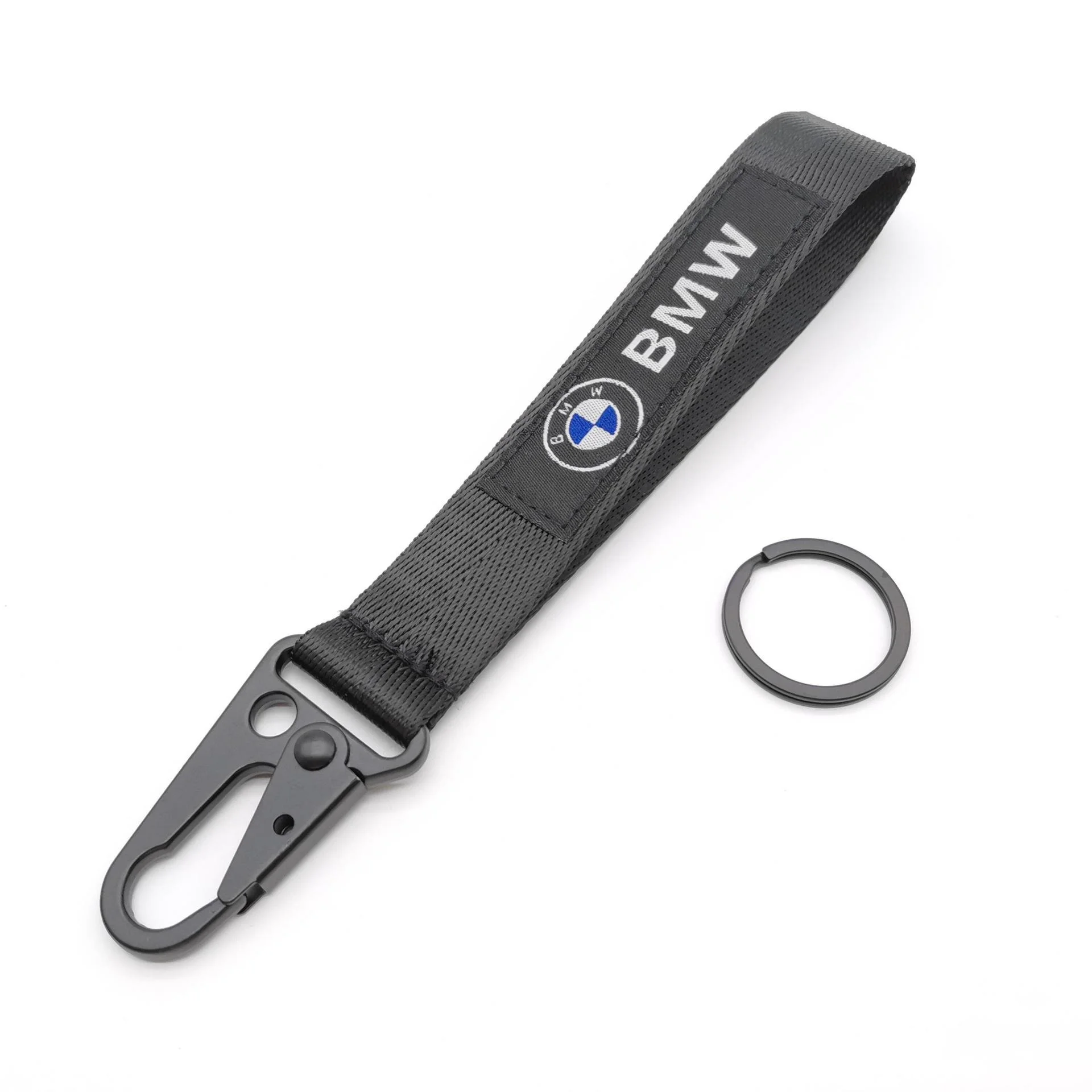 Fashion Car Keychain Nylon Braided Wristband Lanyard Men Gift For BMW M E46 E90 E60 F10 F30 E39 F20 E87 G30 E92 Motorcycle