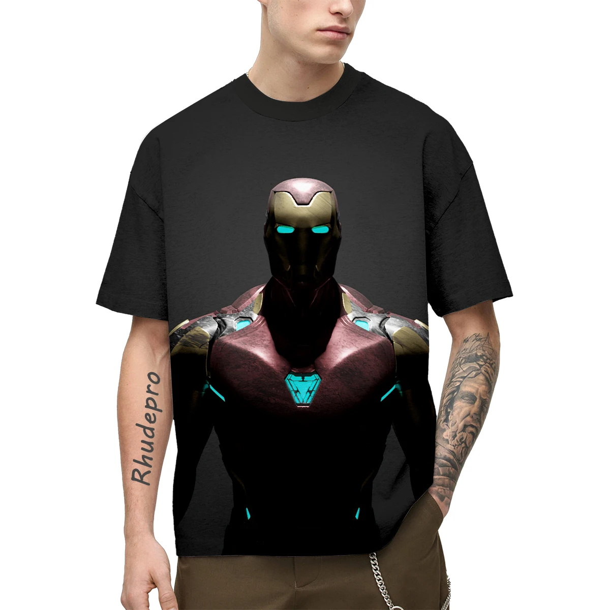 Miniso-Camiseta Homem-Aranha impressa em 3D masculina, especial corrida de macacão, manga curta, alta qualidade, motociclista de equitação, verão