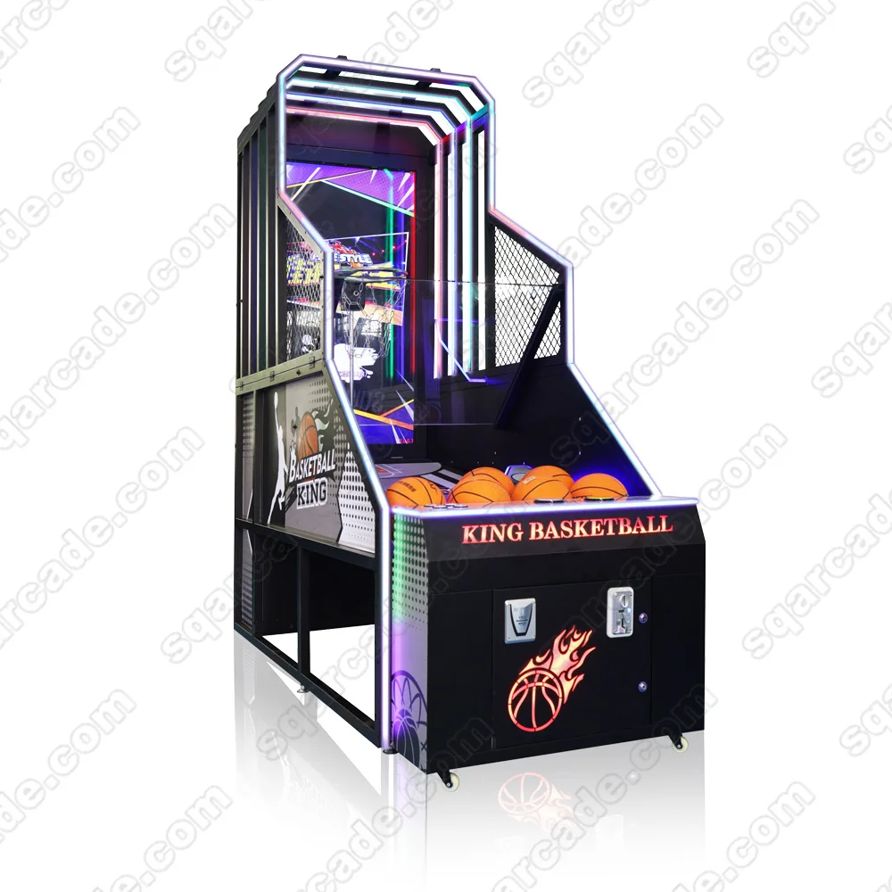New 65 Inch Basketball Machine Commercial Arcade Basketball Game Machine Electronic Basketball Scoring Machine