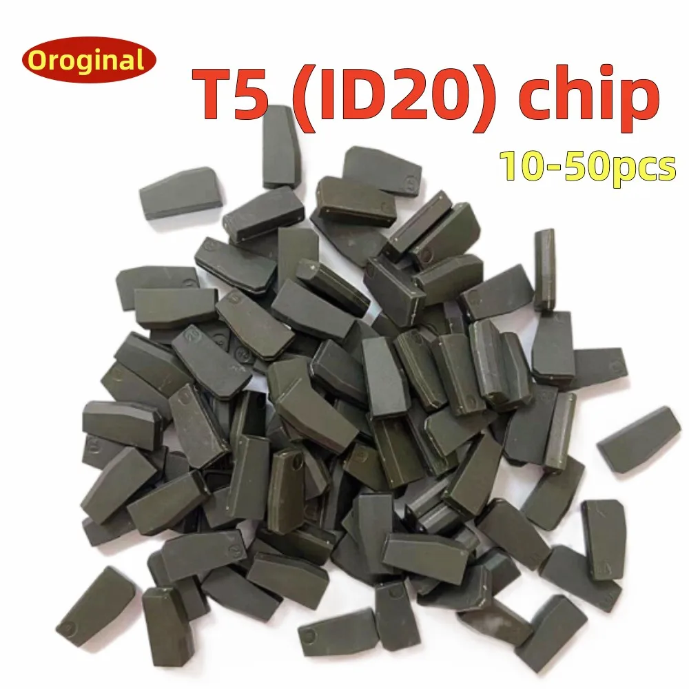 Original T5 ID20 Car Key Chip Carbon Chip Auto Transponder Chip / T5 ID 20 Ceramic Chip / T5 (ID20) PCB Chip 5/10/20/50PCS