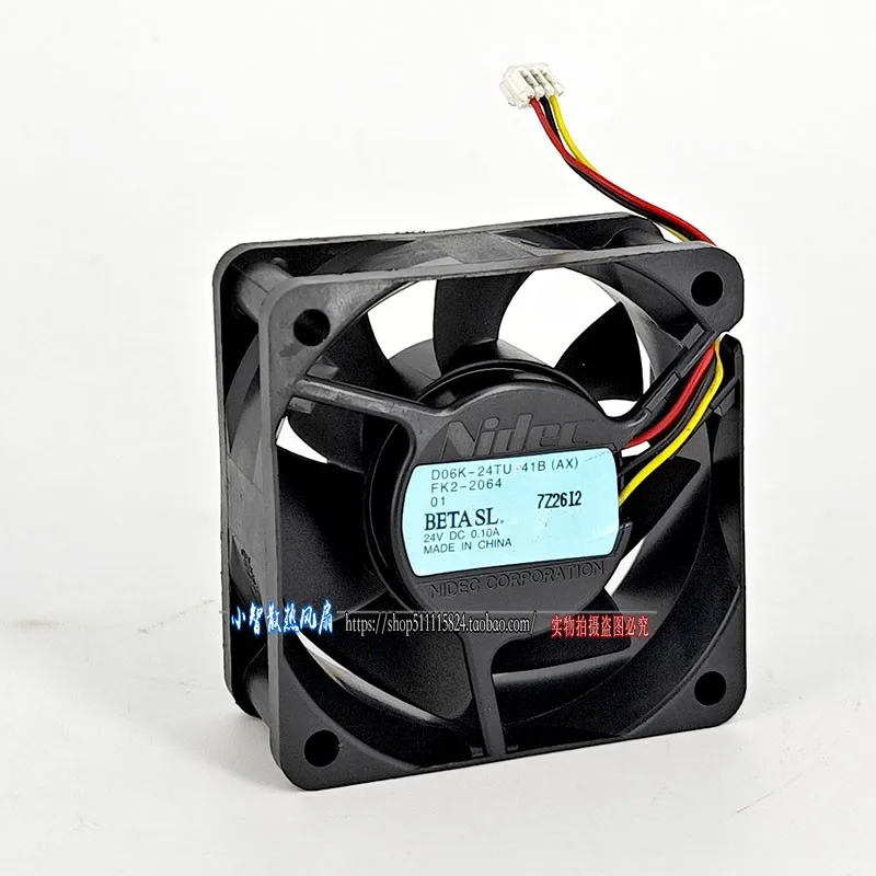 ORIGINAL D06K-24TU 41B (AX) 24V 0.10A 6025 60*60*25mm NEW COOLING FAN RADIATOR