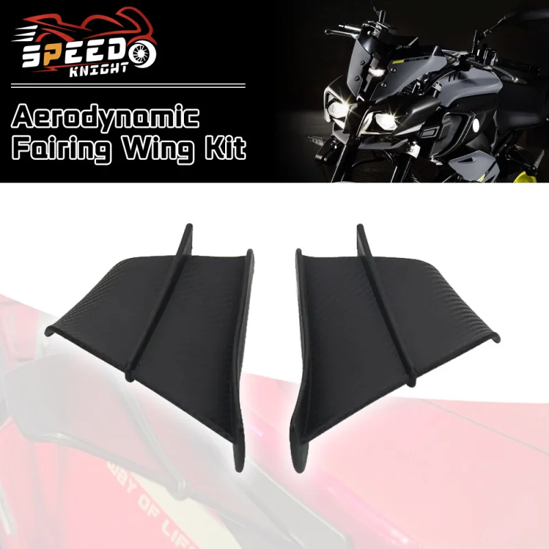 For YAMAHA MT-03 MT-07 MT-09 MT-10 R3 R25 R1 R6 FZ1 FZ6 FZ8 Motorcycle Fairing Aerodynamic Wing Kit Side Wing Cover