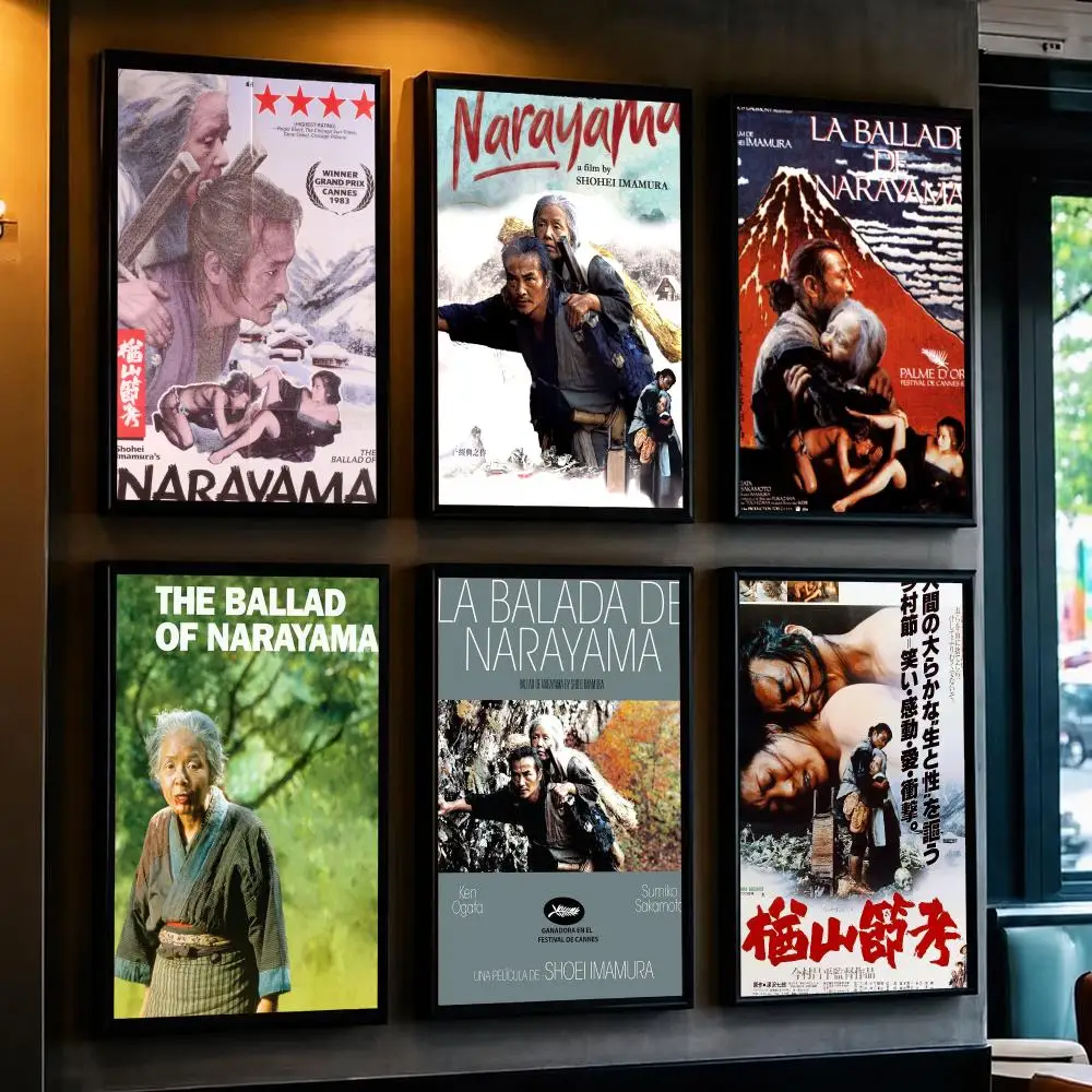 classic movie T-The Ballad of Narayama-A Poster Decorative Wall Art Sticker for Cafe Office Bedroom and Living Room
