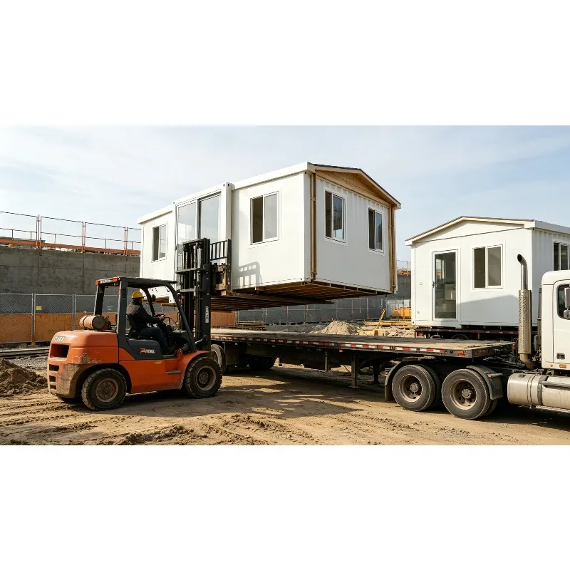 Quick-Install 30ft Expandable Container House | Portable Prefab Home for Resort Hotel Garden Room Labor Camp