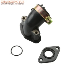 Scooter GY6 50 Intake Manifold For Baotian BT49QT 50cc 139QMB 139QMA 4T Engine Parts