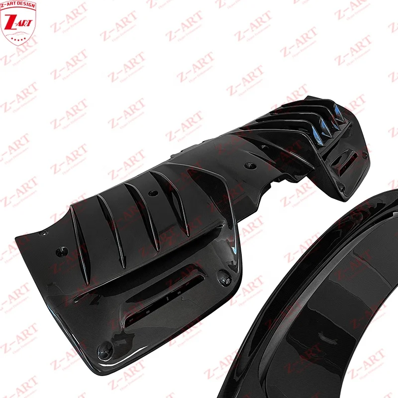 OEM Dry Carbon Fiber Body Kit For Fer rari SF90 Dry Carbon Fiber Wind Spoiler Kit 2019+ For SF90 Front Bumper Car Parts