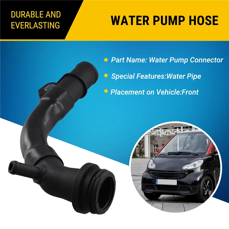 2X 1322000056 A1322000056 Motore Pompa Acqua Connettore Tubo Del Radiatore Del Liquido di Raffreddamento Per Mercedes Benz Smart