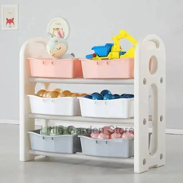 

Living Children's Household Toy Room Storage Rack Storage Rack Infant Storage Cabinet Baby Clothes Finishing Cabinet