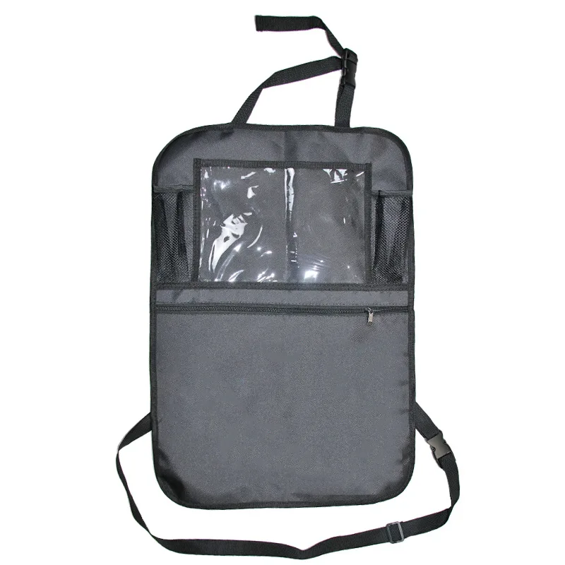 Car Seat Back Organizer Car Seat IPAD Bag Oxford Cloth with Anti-kicking Function