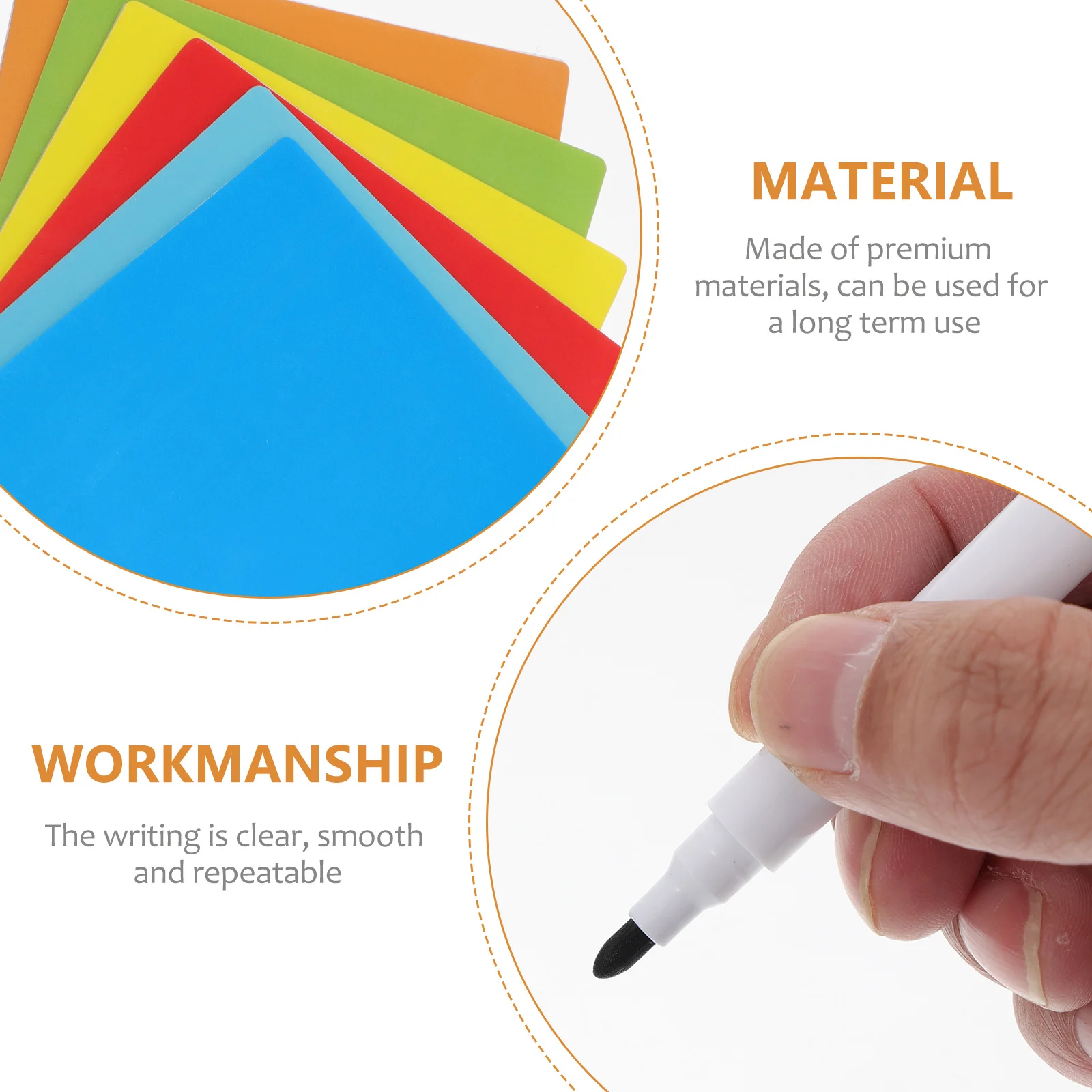 

Colorful Sticky Index Notes Reusable Self-Adhesive Memo Pads High-Quality Material Smooth Writing Portable for Books Journals