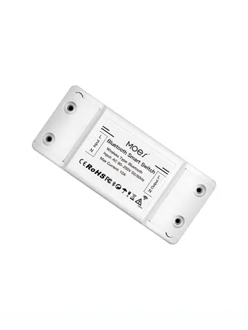 MOES 블루투스 스마트 스위치 릴레이 모듈, 단일 지점 제어, 지그메시 무선 원격 제어, 알렉사 구글 홈 투야