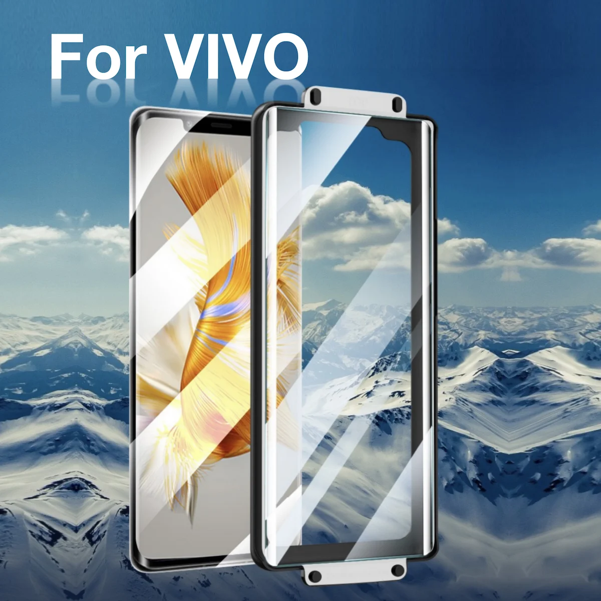 

Galaxy for VIVO X90 X80 X70 PRO PLUS X70T X60 X50 Screen Protector Glass Explosion-proof Protective with Install Kit