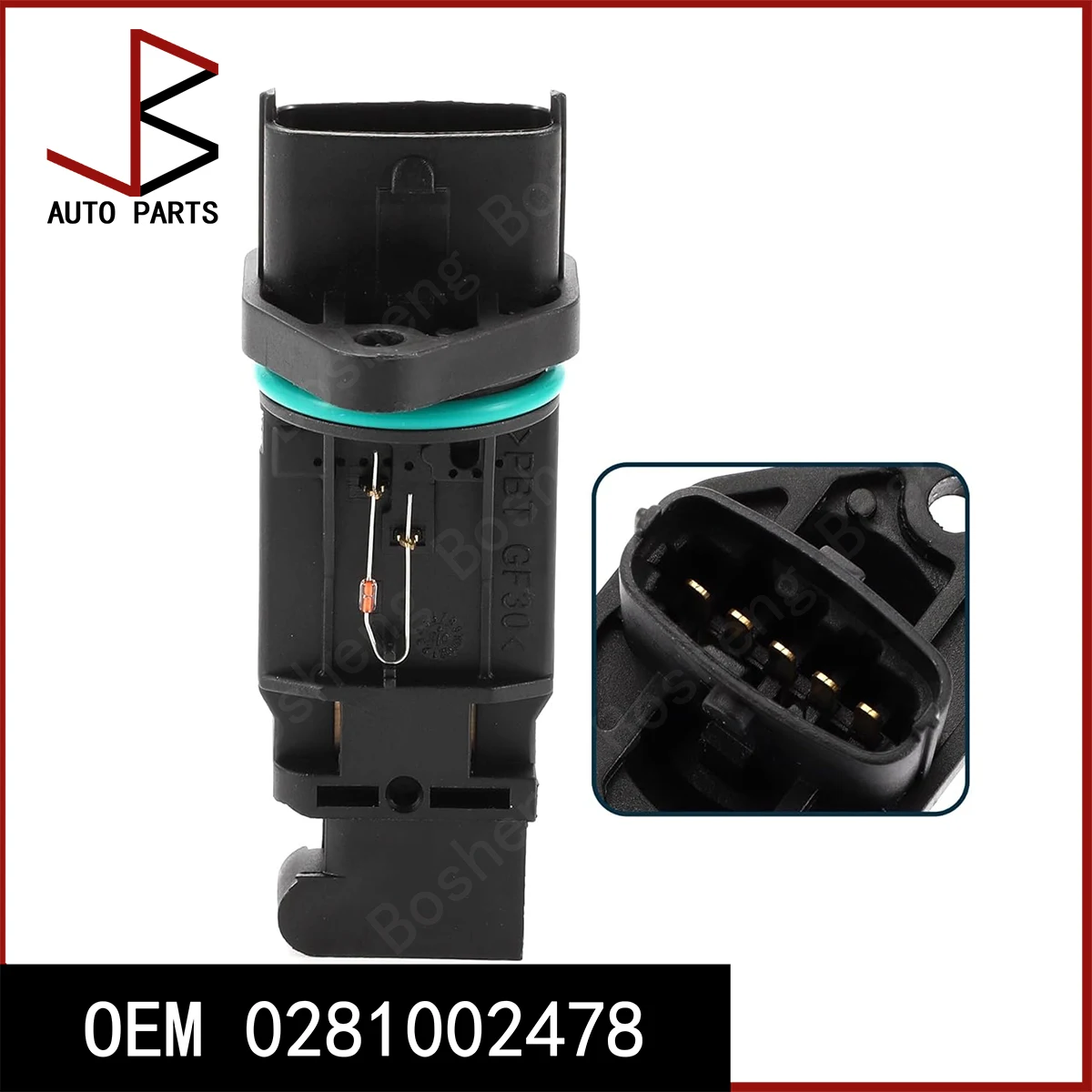 

Новый OEM 0281002478 024437502 2268069T61 датчик объема воздуха для NISSAN TERRANO II 1992-2007 HYUNDAI TUCSON 2004-2019