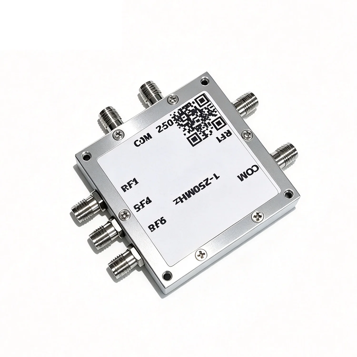 1MHz–250MHz RF Power Divider / Combiner / Clock Distributor 1‑to‑6 Splitter FOR HAM Radio Amplifier Signal Transceiver Systems