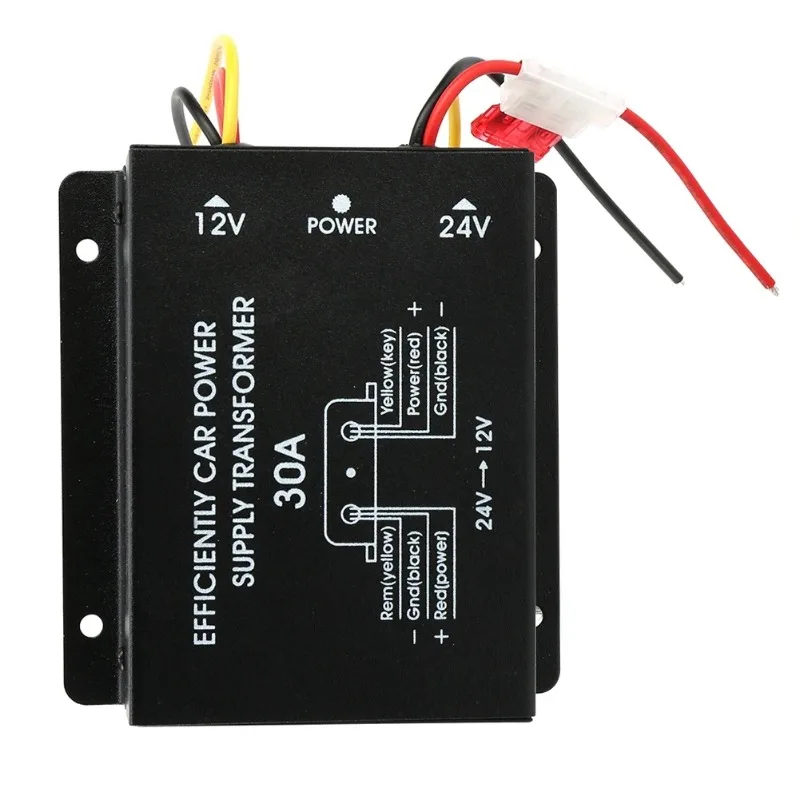 30A Car Power Supply Converter Step Down Inverter 24V To 12V