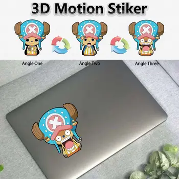 海賊王動漫貼紙 東尼喬巴 自黏式 3D 動態貼紙,適用於汽車、筆記型電腦、冰箱、摩托車等。 12 最佳銷售 一件式摩托車 - №2