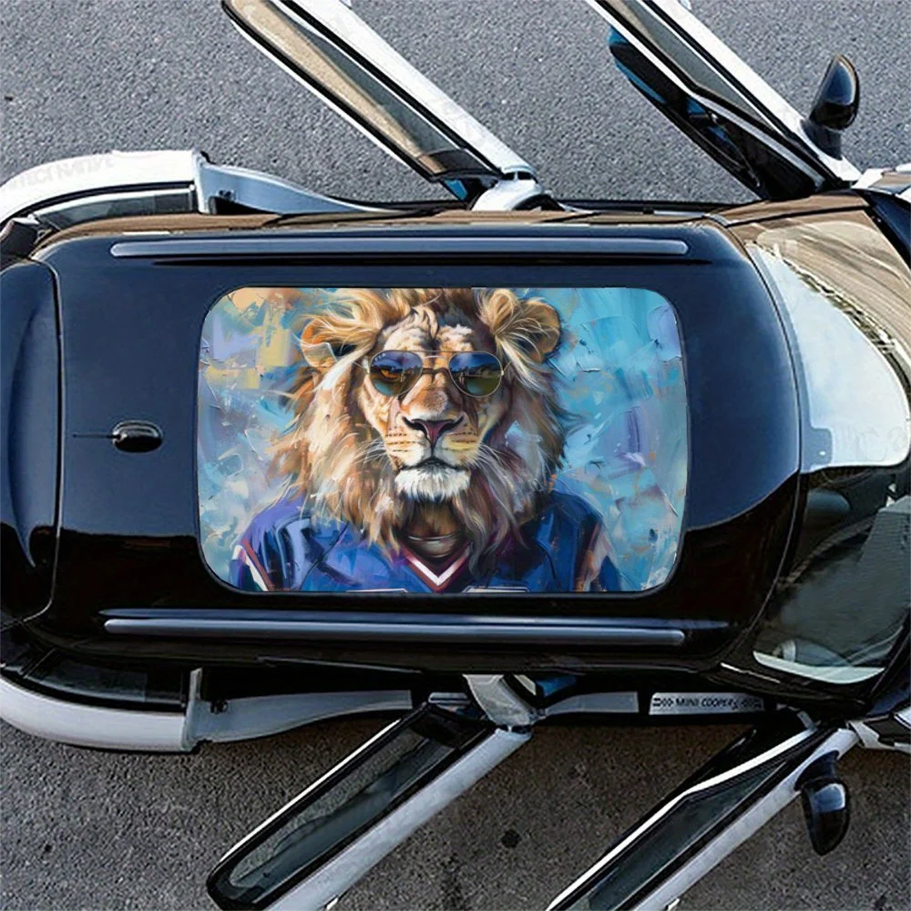 스포츠 저지 차량 루프 스티커 PVC 방수 스티커, 눈에 띄는 자동차 외부 액세서리 장식 보호