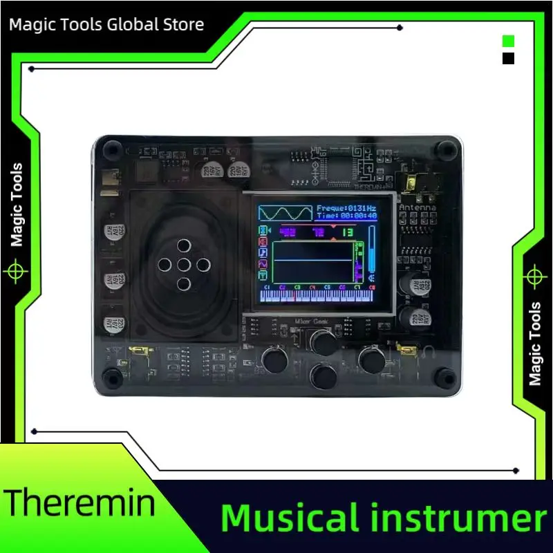 Theremin Musical Instrument Novel and Fun Geek Equipment Theremin+ Gift for Friend Music Fans