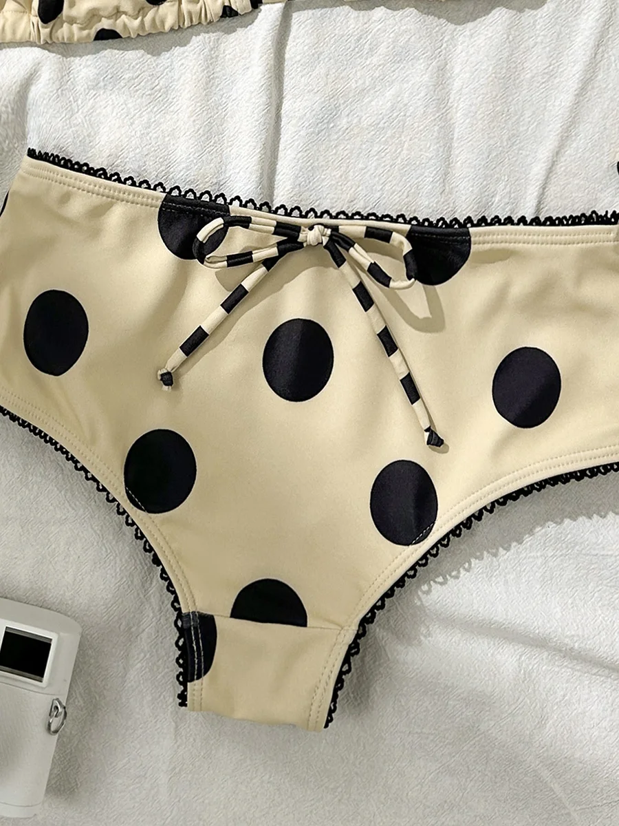 Push Up Bikini High Waist Women Swimsuit Female Swimwear Micro Bikini Set Bandeau Swimming  Beachwear Print Brazilian Biquini