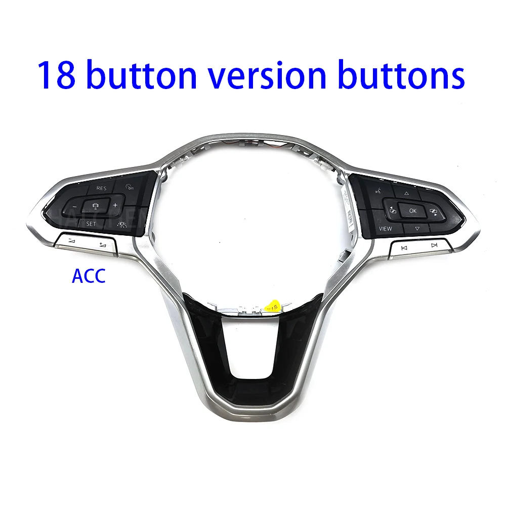 

The new multifunctional steering wheel button decorative frame is suitable for Volkswagen Arteon Jetta Golf Taos Tiguan ID3 ID6