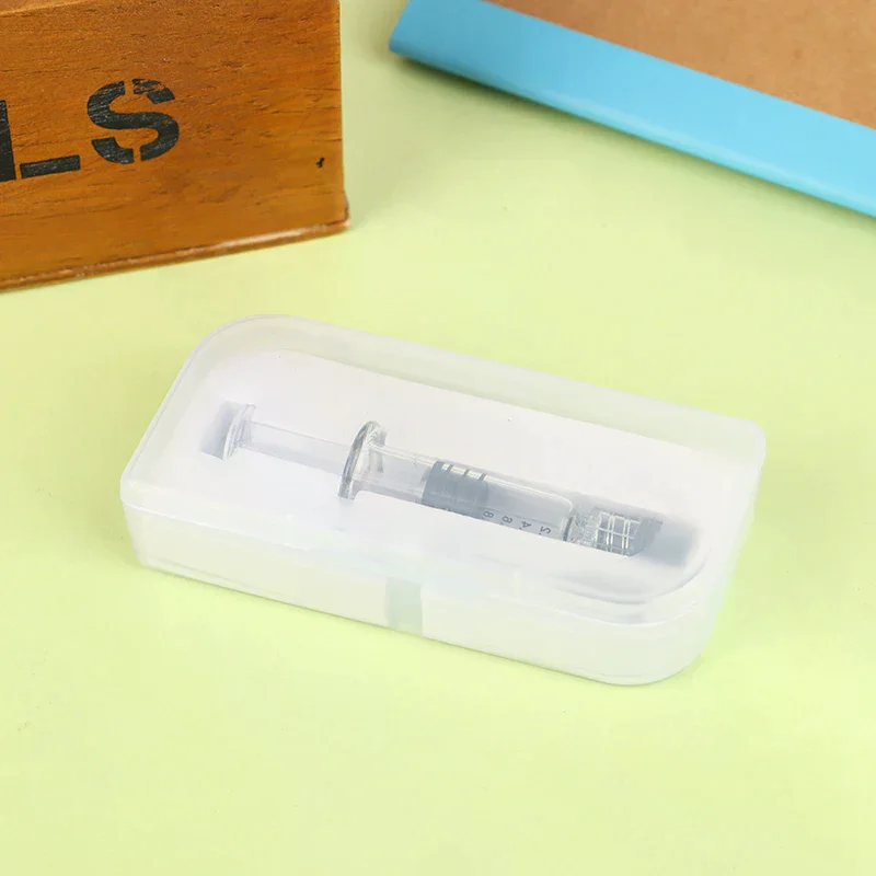 Prefillable Glass Syringe Borosilicate Glass 1ml 2ml Reusable Syringe for Laboratory Medicine Leakproof Design Multiple Options