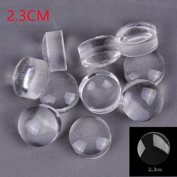 เครื่องมือการพิมพ์เล็บ 2.3 ซม. เล็บซิลิโคนใสหัวพิมพ์ Pad การพิมพ์การพิมพ์ซิลิโคนหัวเล็บซีลหัวพิมพ์