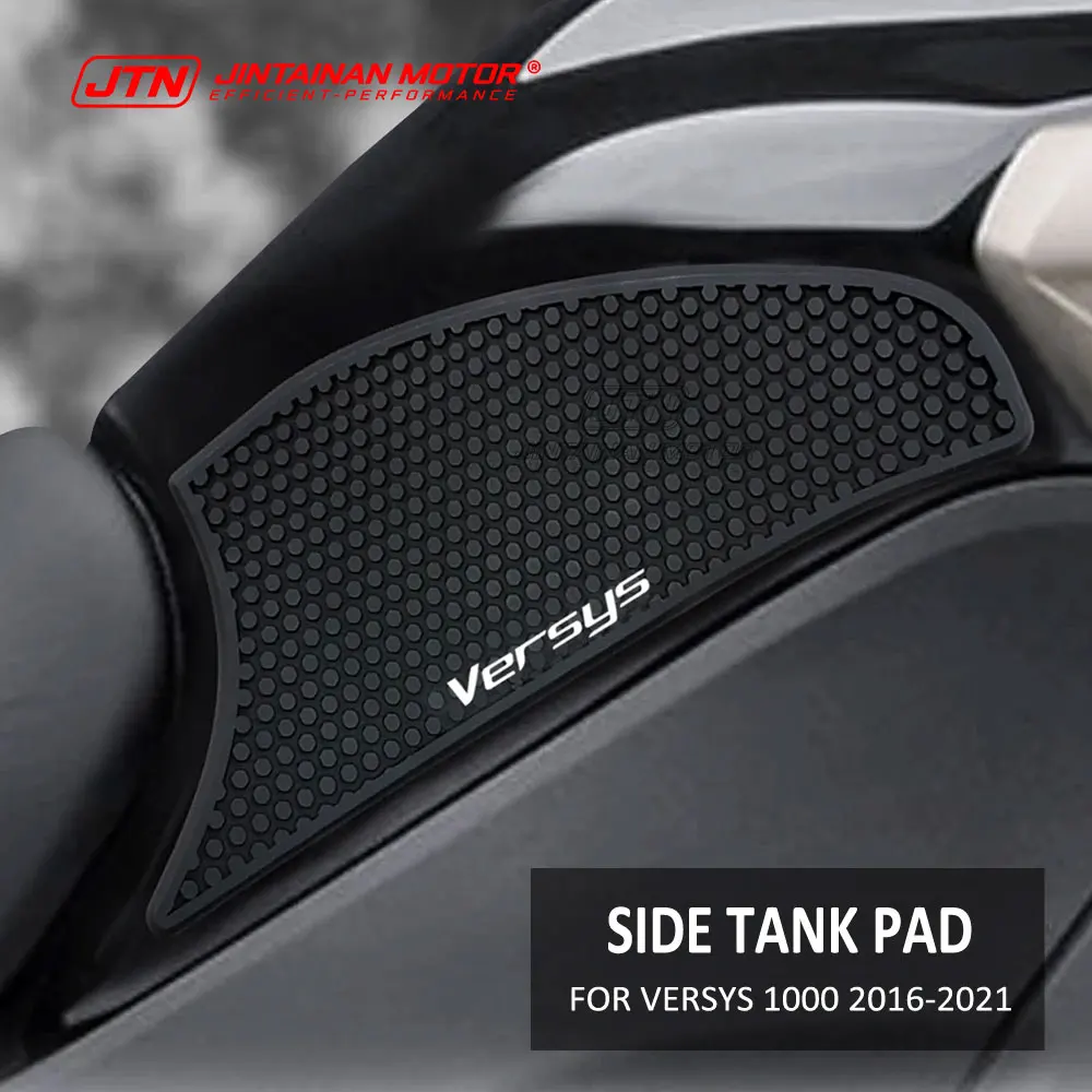 JTN Motorcycle Tank Pad Protector Motor Non-slip Waterproof For KAWASAKI VERSYS1000 VERSYS 1000 2016-2021 Tank Rubber Sticker