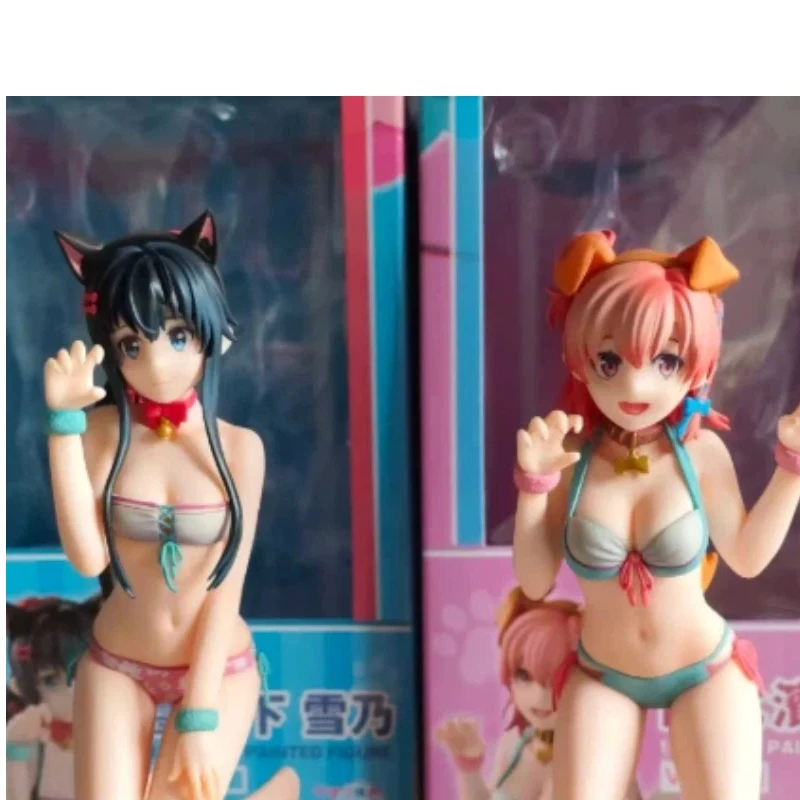 

Аниме-фигурка Юкино Юи в купальнике из «Моей романтической комедии для подростков», милая коллекционная модель, настольное украшение, подарок, игрушка