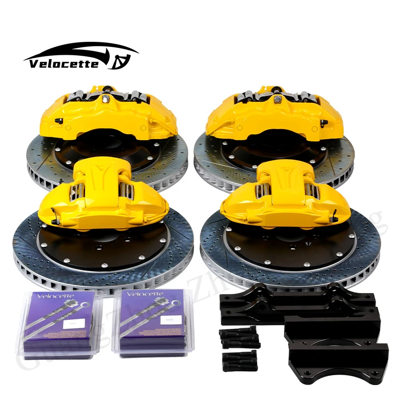 Brake System Racing Modified Brake Calipers 6 Pistons Big Brake Kit 18z 355-380mm For Jeep Audi Q7 Lexus Bmw E36 F30 E90