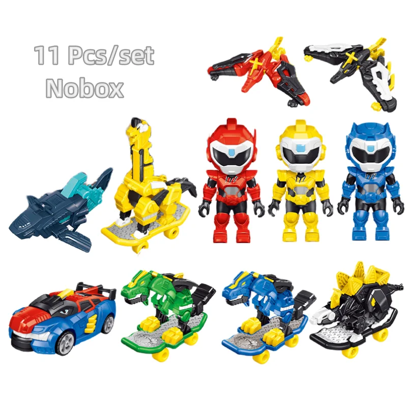 อะนิเมะ Mini Force Agent สกู๊ตเตอร์ Transformation Super ไดโนเสาร์ของเล่นตัวเลขการกระทํา X Deformation Mecha หุ่นยนต์ของขวัญ