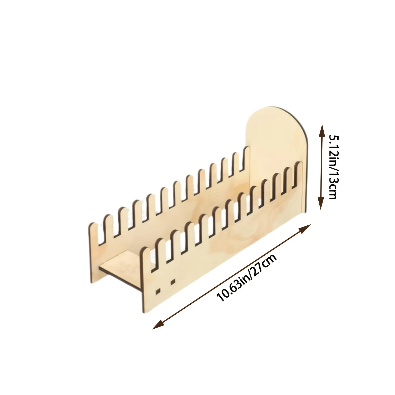 1 Piece Greeting Card Display Stand, 12-Slot Christmas Wooden Sticker Display Stand, Card Holder, Desktop Postcard & Brochure Ra