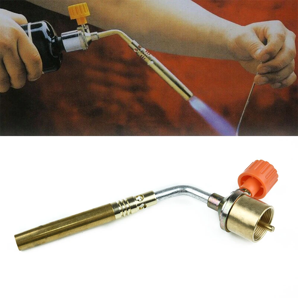 

Brass Welding Torch Propane Gas Torch Self Ignition Trigger Style Heating Solder Burner Plumbing Nozzles Big Fire Tool Parts