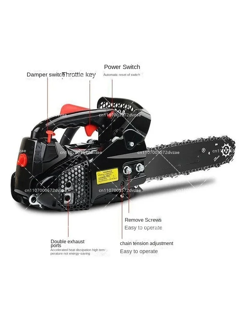 12-inch High Power 4900W Electric Chainsaw German Technology Bamboo Wood Saw for Home Carpentry