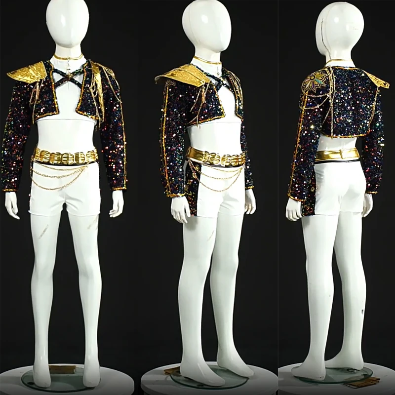 

Новый костюм для косплея KPop Demon Hunter, супер женский костюм Star Mira Zoe Rumi, черное золото, костюм для косплея на Хэллоуин