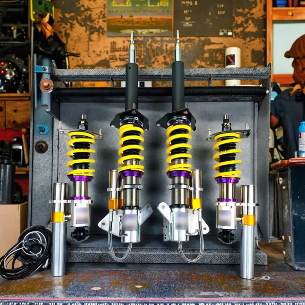 

J-Plus Adjustable Performance Suspension Upgrade Coil Spring Silver Yellow 2012 for BRZ FR Models New Condition Competition