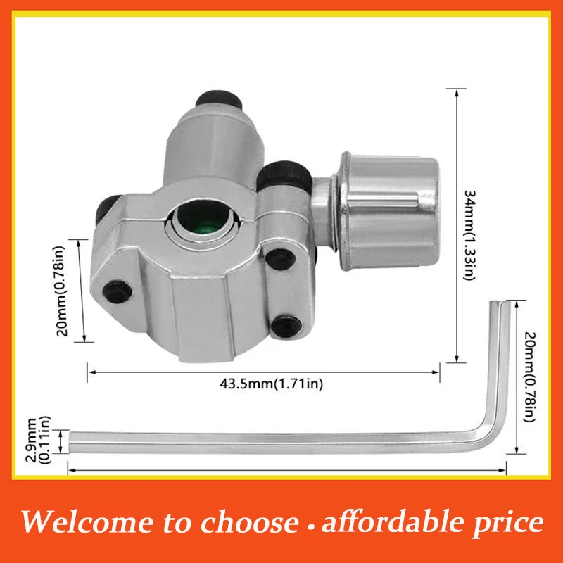 

[]Zinc Alloy Piercing Valve Tap Kit For 6-10mm Copper Tube Refrigeration AC System Repair