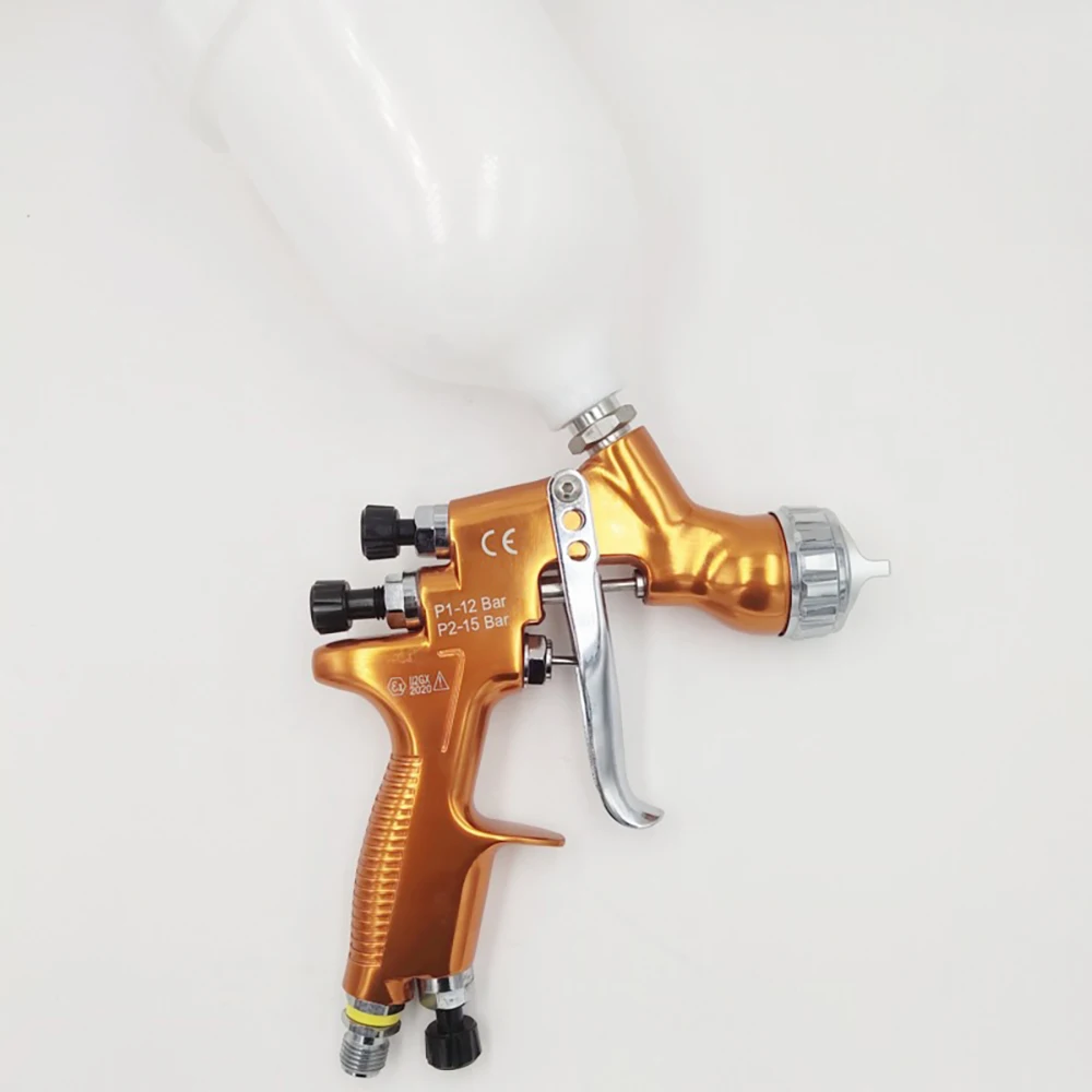 HD Auto Paint Spray Gun Saigaole Boutique Manual Paint Spray Gun Air Tools Leather Repair Gun HVLP Nozzle 1.3mm Cup 600ml