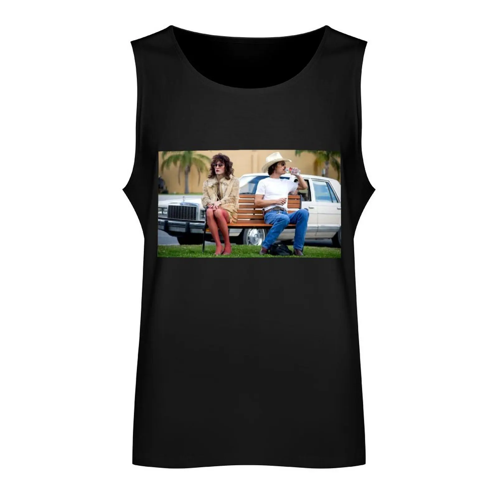 Dallas Buyers Club - Park Bench Tank Top Gym T-shirts for men vests for men