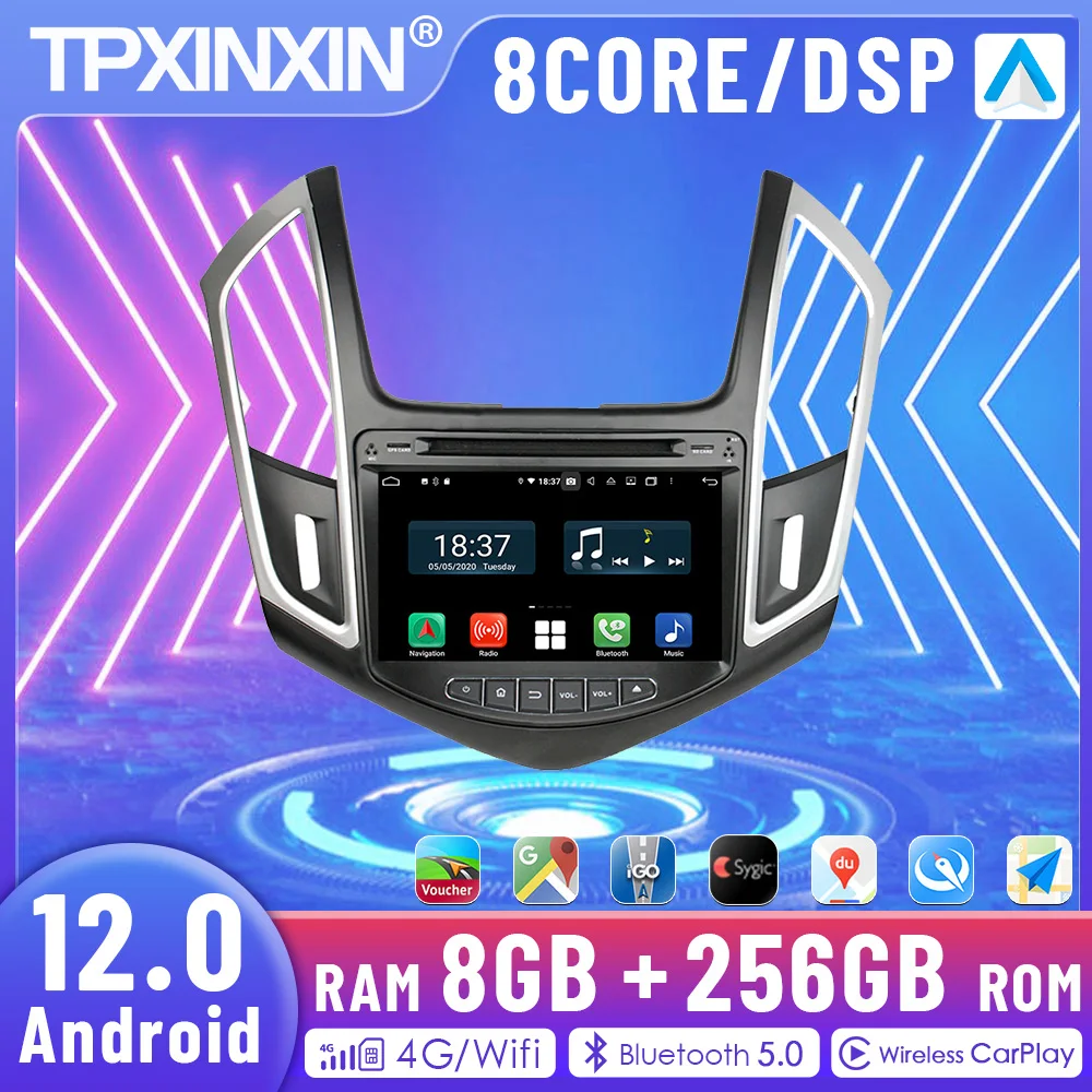 

Android12.0 8GB+256G For Chevrolet 15 Cruze Car GPS Radio Stereo Receiver Navi Audio Recorder Head Unit Video Player