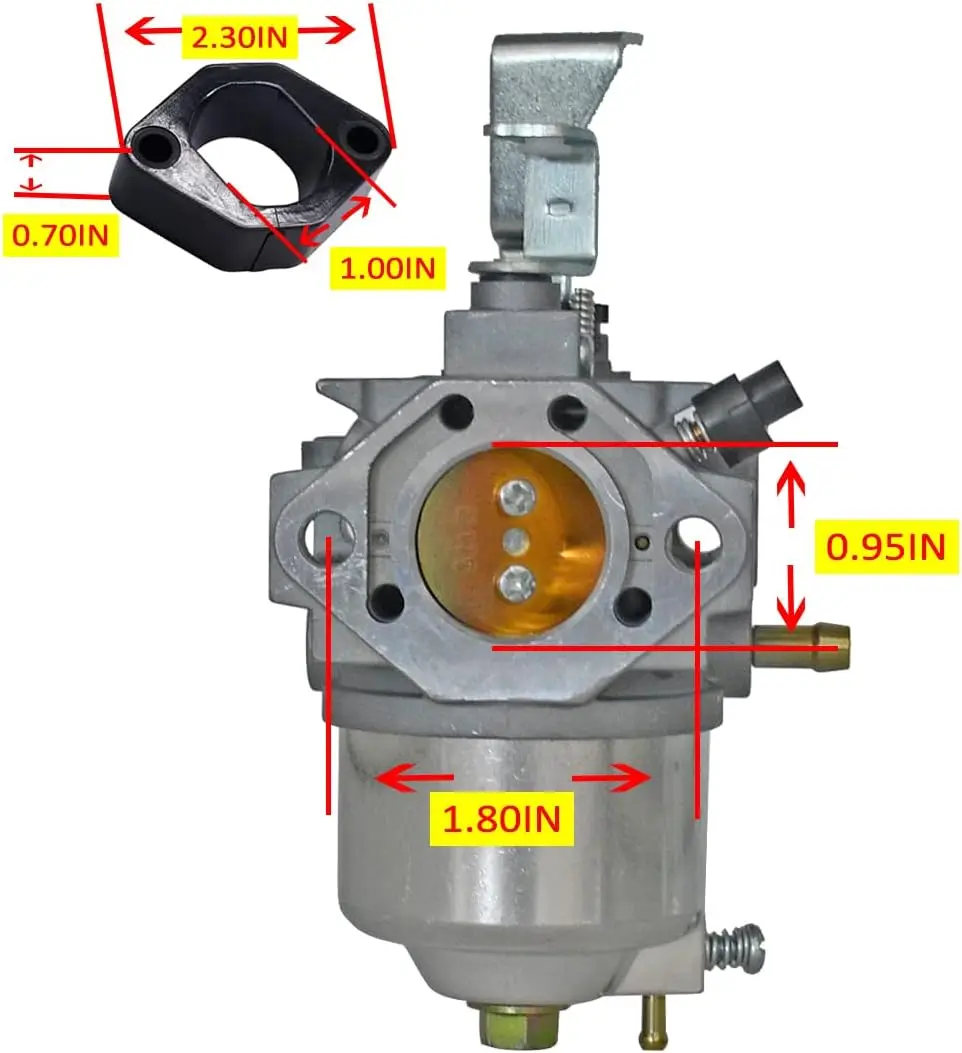 715670 Carburetor with Gaskets for 9HP Engine, Replaces 185432 Series 185432-0614-E1 185432-0559-E1 185432-0546-E1 185432-0613-E