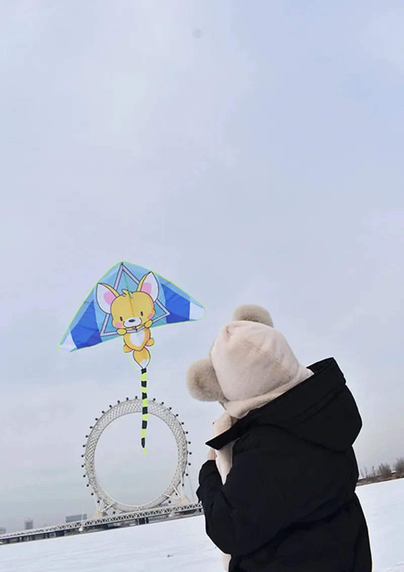 gratis verzending vos vliegeren speelgoed voor kinderen vliegers fabriek dier vliegers lijn cartoon vliegers koi outdoor tuin kind spel wind