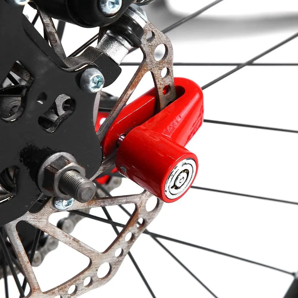 Bike Disc Brake Lock, Anti-Theft Security Lock for Bicycles, Motorcycles & Scooters