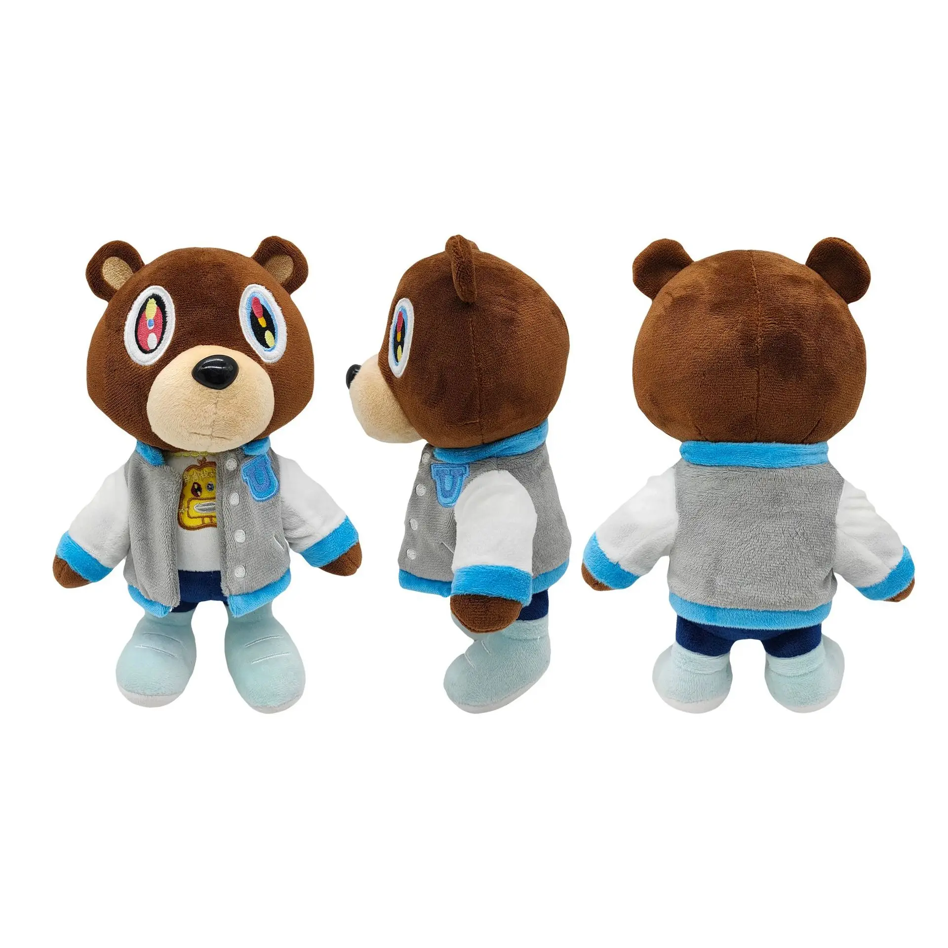 Kawaii Kanye Dropout Bär Teddybär Plüschtiere Kanye West Abschluss Weiche Angefüllte Home Room Decor Geburtstagsgeschenk 26cm