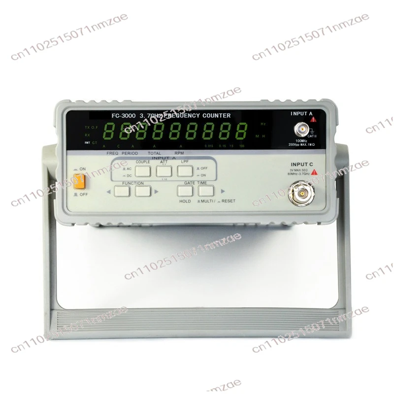 FC-3000 Digital Frequency Counter 3.7GHz 8-Digit High-Precision High-Frequency Tester with 100mV Sensitivity for Lab & Workshop