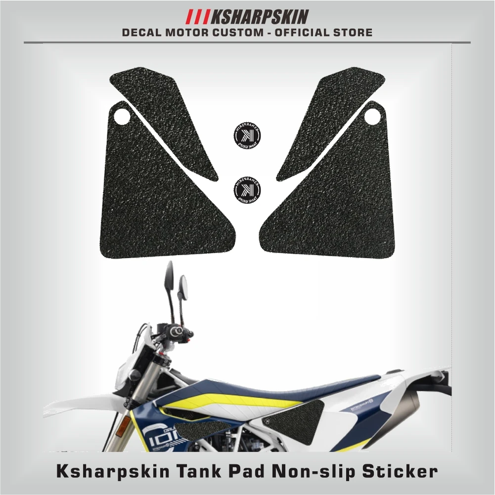 

Motorcycle protection pad tank grip fuel tank sticker gasoline knee traction side Non-slip for Husqvarna 701 Enduro/Supermoto