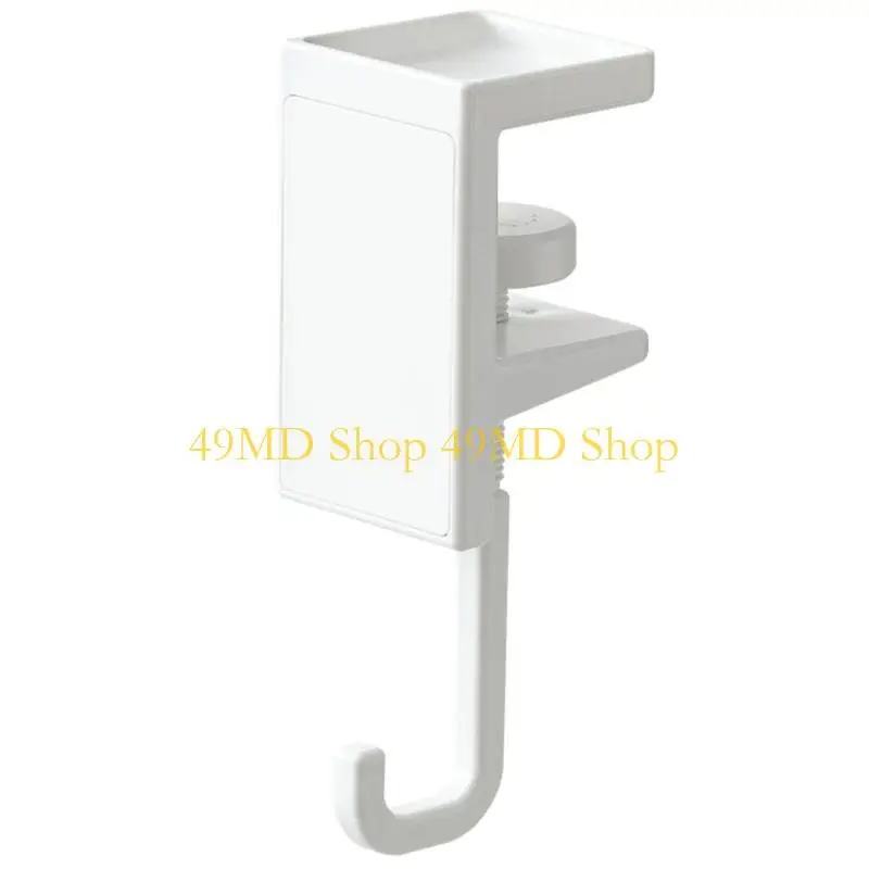 49MD Desk and Shelf Bag Hook for Backpacks, Adjustable Holder for Off-Floor Storage