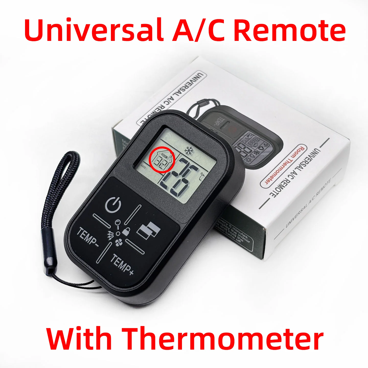 (With Thermometer) Universal Air Conditioner A/C Remote Control For All Major Brands