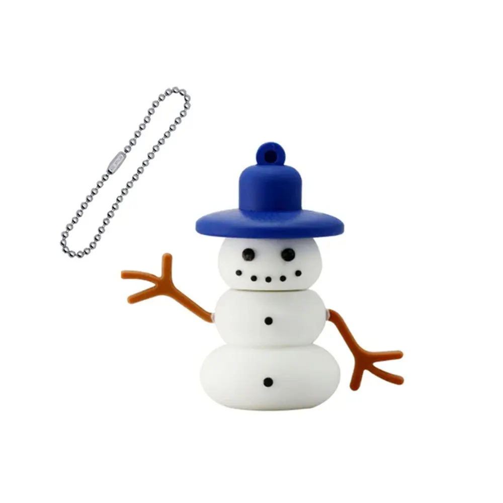 Clé USB haute vitesse de dessin animé du père Noël, bonhomme en pain d'épice, stockage externe, clé USB créative, cadeau de disque U, 4 Go, 64 Go, 128 Go