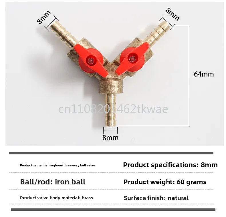 Brass Gas Valve Baota Three-pronged Gas Pointed Mouth Sheep Angle Valve Liquefied Gas Stove Intubation Valve Switch