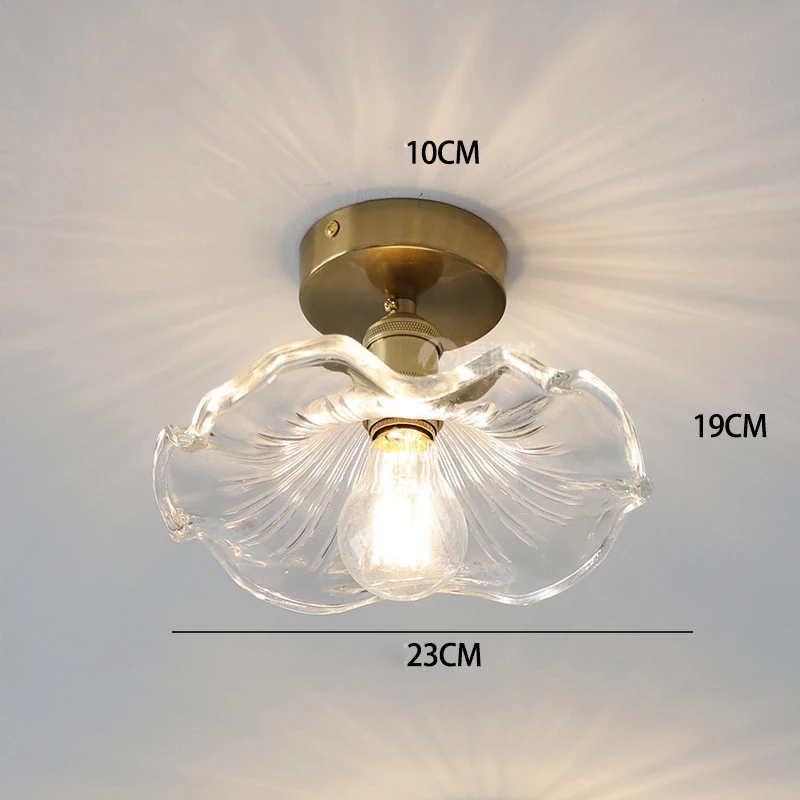 Home Eenvoudige LED Hanger Licht Armatuur Slaapkamer Woonkamer Bar Kleurrijk Glas Koperen Hangende Lamp Licht Edison Plafond Kroonluchter plafondlamp hanglamp led verlichting hanglamp woonkamer